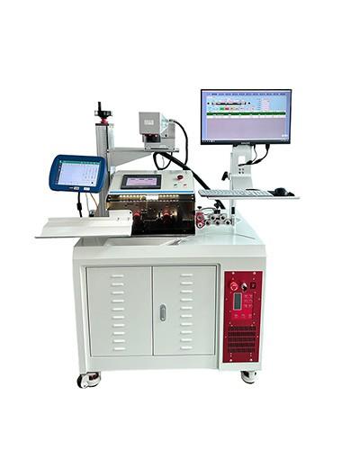 Automatic wire stripping cutting and UV laser marking machine