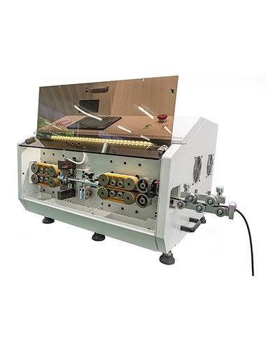 cable cutting and stripping machine